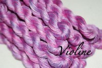 Echevettes moulinées " violine " 